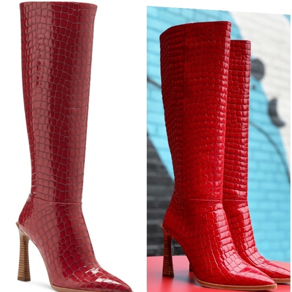 Vince Camuto Pelsna Croc Embossed 